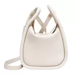 Solid Cr Pu Leather Women Oulder Bags Mmer Bucet Tote Handbags Popular Fe Daily Bag