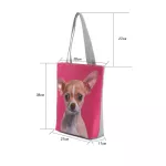 Miyahouse Dogs Print Tote Fe Canvas Bag Cartoon Design Mmer Beach Bags For Fe Daily Use Single Oulder Ng Bag