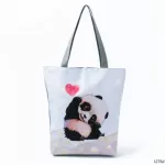 Miyahouse Dogs Print Tote Fe Canvas Bag Cartoon Design Mmer Beach Bags For Fe Daily Use Single Oulder Ng Bag