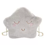 Mesger Cartoon Cute Cloud H Bag Orean Version Single Oulder Chainifunction Mobile Phone L-Match PGE