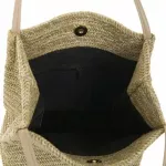Womens Straw Beach Mesger Handbag Elnt Lady Oulder Bag Hawaii Totes