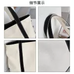 Women Ca Oulder Bag Ladies Adults Cr Bloc Zier Canvas Handbag Tote For Daily Life Ng
