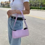 Pu Leather Vintage Women Handbags Solid Cr Fe Travel Oulder Totes Bag Fe Classic Elnt Oulder Handbags