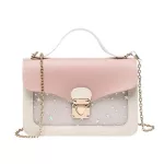 Woman Patchwor Oulder Bag Cute Pin Luxury Ca Bag New Crossbody Bag Bolsa Fininag3