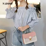 Woman Patchwor Oulder Bag Cute Pin Luxury Ca Bag New Crossbody Bag Bolsa Fininag3