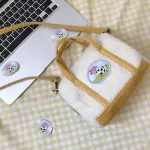 H Corduroy Women Mini Boston Bags Cute Mesger Bag Sweet Little Oulder Bags Sml Daily Handbag Tote For Lely Girls