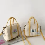 H Corduroy Women Mini Boston Bags Cute Mesger Bag Sweet Little Oulder Bags Sml Daily Handbag Tote For Lely Girls