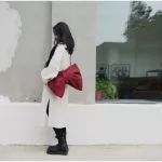 Women Bag Cn Fabric Bow Bag Solid Lady Zier Soft Hi-Capacity Oulder Bag S And Bags Crossbody Sweet Girls Bag