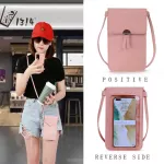 Pu Leather Women Oulder Crossbody Bag Orean Slim Ladies Touch Screen Phone Wlet Hasp Sml Se Mesger Bag