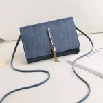 Women SML Mini Tassel Pu Leather Crossbody Handbags Ca Lady Celone Oulder Bags Student SE BAGS