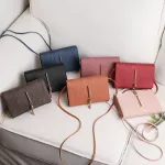 Women Sml Mini Tassel Pu Leather Crossbody Handbags Ca Lady Celhone Oulder Bags Student Se Bags