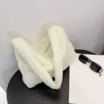 Winter Vintage Crossbody Bags Sml H Soft Underarm Oulder Fluffy Lady Oulder Handbags Fe Tote Forwomen