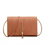 Women Sml Mini Tassel Pu Leather Crossbody Handbags Ca Lady Celhone Oulder Bags Student Se Bags