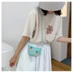 Girls Mini Handbag Handmade Straw Flower Wea Bag Cn Se Beach Straw Bag Mesger Crossbody Oulder Bag