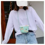 Girls Mini Handbag Handmade Straw Flower Wea Bag Cn Se Beach Straw Bag Mesger Crossbody Oulder Bag