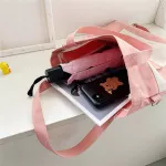 Canvas Women's Oulder Bag Large Capacity Geometric Pattern Mesger Bag Luxury Designer Zier Women Handbags