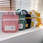 Canvas Women's Oulder Bag Large Capacity Geometric Pattern Mesger Bag Luxury Designer Zier Women Handbags