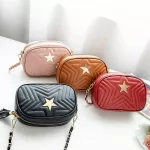 Women's Pu Leather Zier J Sml Fragrance Oulder Mesger Crossbody Handbag Sml Square Bag