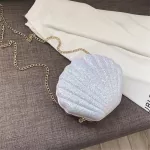 Sweet Laser Sequin Pearl Ell Bags Lady Mesger Bag Fe Chain Oulder Bag Ladies Pouch Bag Hard Mmer Bags Sml Se