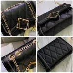 Magic Fi New Women's Oulder Bag Chain Crossbody Bag Diamond Lattice Sml Square Bag B For Yourself