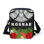 Forudesigns Osrae Polynesian Hibiscus Leaf Print Luxury Brand Designer Mesger Bags For Women Girls Oulder Bags