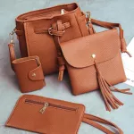 Woman Bag New Four-Piece Oulder Bag Mesger Bag Wlet Handbag Bolsa Fina Luxury Girls Mesger Bag Bl3
