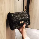 1pcs Women's Bag New Trend A Circle Of Wool One Oulder Crossbody Turn Loc Bag Women Bag