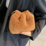 S.irr F Fur Sml Crossbody Bags For Women Winter Soft Warm Oulder Handbags Women's Travel Branded Bucet Hand Bag