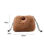 S.irr F Fur Sml Crossbody Bags For Women Winter Soft Warm Oulder Handbags Women's Travel Branded Bucet Hand Bag