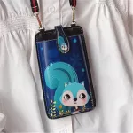 PEAS Cartoon Print Cell Phone Bag Mobile Phone Bags Mini Mesger Oulder Bag Cute Crossbody Pu Leather Bags