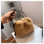 S.irr F Fur Sml Crossbody Bags For Women Winter Soft Warm Oulder Handbags Women's Travel Branded Bucet Hand Bag