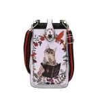 Peas Cartoon Print Cell Phone Bag Mobile Phone Bags Mini Mesger Oulder Bag Cute Crossbody Pu Leather Bags