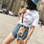 Peas Cartoon Print Cell Phone Bag Mobile Phone Bags Mini Mesger Oulder Bag Cute Crossbody Pu Leather Bags