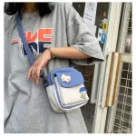 Cute Canvas New Sml Mesger Fe Orean Version Of The Wild Student One-Oulder Mobile Phone Pge Sac A Dos