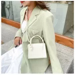 Smooza Women Handbags Crocodile Pattern Solid Cr Pu Leather Crossbody Bags New Lady Oulder Bags Fe Ca Totes