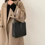 Retro -Handle Oulder Mesger Bag Large Capacity Women Handbags Totes Bags Pu Leather Crossbody Bags