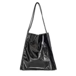 Solid Cr Orean Women's Bag Middle Tote Bag Fe Oulder Bag Hi Quity Pu Leather Soft Ladies Handbags Wh Se