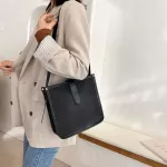 Retro -Handle Oulder Mesger Bag Large Capacity Women Handbags Totes Bags Pu Leather Crossbody Bags