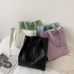 Underarm Bag Ladies Oulder Bag Large Capacity Tote Bag L-Match Women Bag Axillary Pge Crossbody Bag