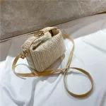 Straw Handbags Luxury Designer Handbag Oulder Bags Women's Brand Designer Bag Handmade Mmer Beach Rattan Bag