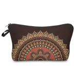 Deanfun 3D Printed Cosmetic Bags Vintage Pattern Women Makeup Organizer for Travelling Necessity  50968