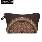 Deanfun 3D Printed Cosmetic Bags Vintage Pattern Women Makeup Organizer for Travelling Necessity  50968