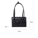 Women Cr Oulder Bags Ladies Pu Leather Baxillary Bag Fe Travel Sml Underarm Handbag Totes