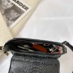 Pu Leather Crossbody Bags Snae Pattern Mmer Lady Oulder Handbags Fe Totes For Trend