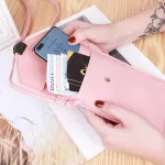 Women Bag Touch Screen Cell Phone Se Smartphone Mini Wlet Leather Oulder Strap Hasp Ca Handbag S10 P20