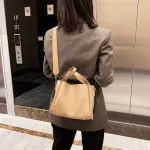 Solid Cr Oulder Mesger Bag Posite Set Bags Pu Leather Women Handbags Totes Bags Clutch Bag