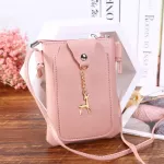 Orean Version Women Se El Pendant Daily Ca Oulder Bag Quity Leather Crossbody Bag Cell Phone Bag For Women