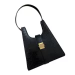 Women Trend Stone Pattern BUCLE Square Handbag Retro Solid Cr Pu Leather Oulder Bags Tote
