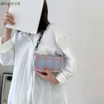 Women Plaid Print Handbag Oulder Totes Ladies Underarm Handle Bag Fe Se Thic Chain Sml Day Clutch