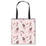 Gymnastics Art Print Oulder Bag Women Handbag Gymnast Blet Dancer Totes Travel Bags Girls Storage NG BAG